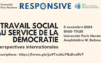 Le travail social au service de la démocratie Le travail social au service de la démocratie