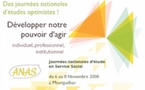 Journées nationales d'Etudes de l'ANAS 