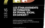Nous avons reçu : "Les établissements de formation en travail social à l’épreuve des réformes"
