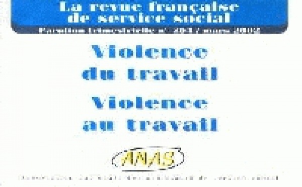 Violence du travail... Violence au travail