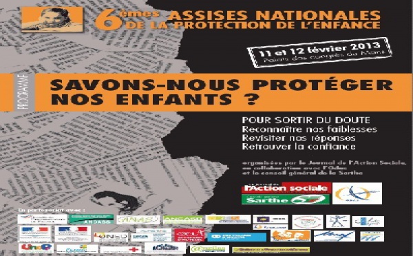Texte intégral de l'intervention de Laurent Puech, vice-président de l'ANAS, lors des 6e Assises Nationales de la protection de l'enfance au Mans (11 février 2013)