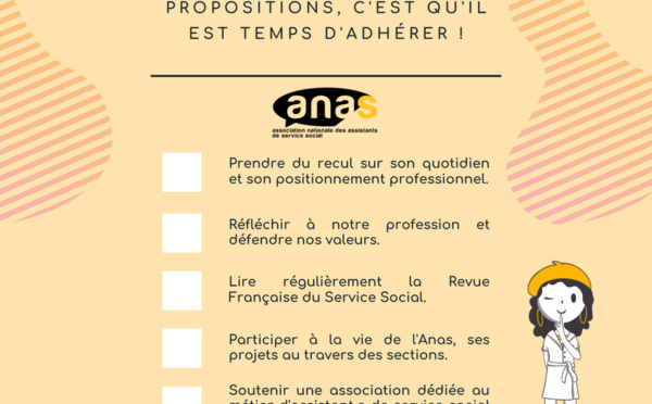 En 2023 rejoignez l’ANAS, mobilisons-nous !