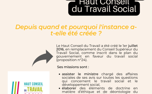 Zoom sur... Haut Conseil du Travail Social