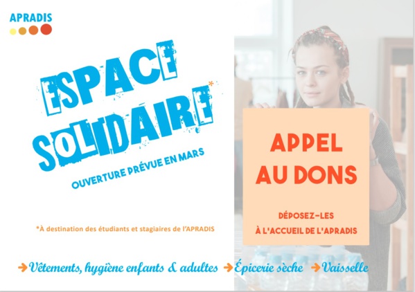 APRADIS- Appel aux dons APRADIS- Appel aux dons