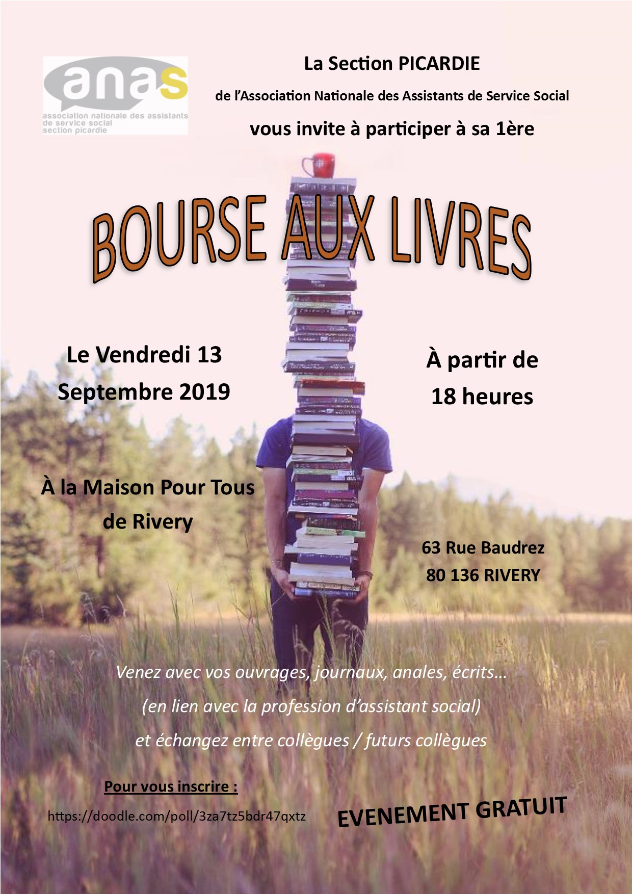 Première bourse aux livres de l'ANAS PICARDIE Première bourse aux livres de l'ANAS PICARDIE